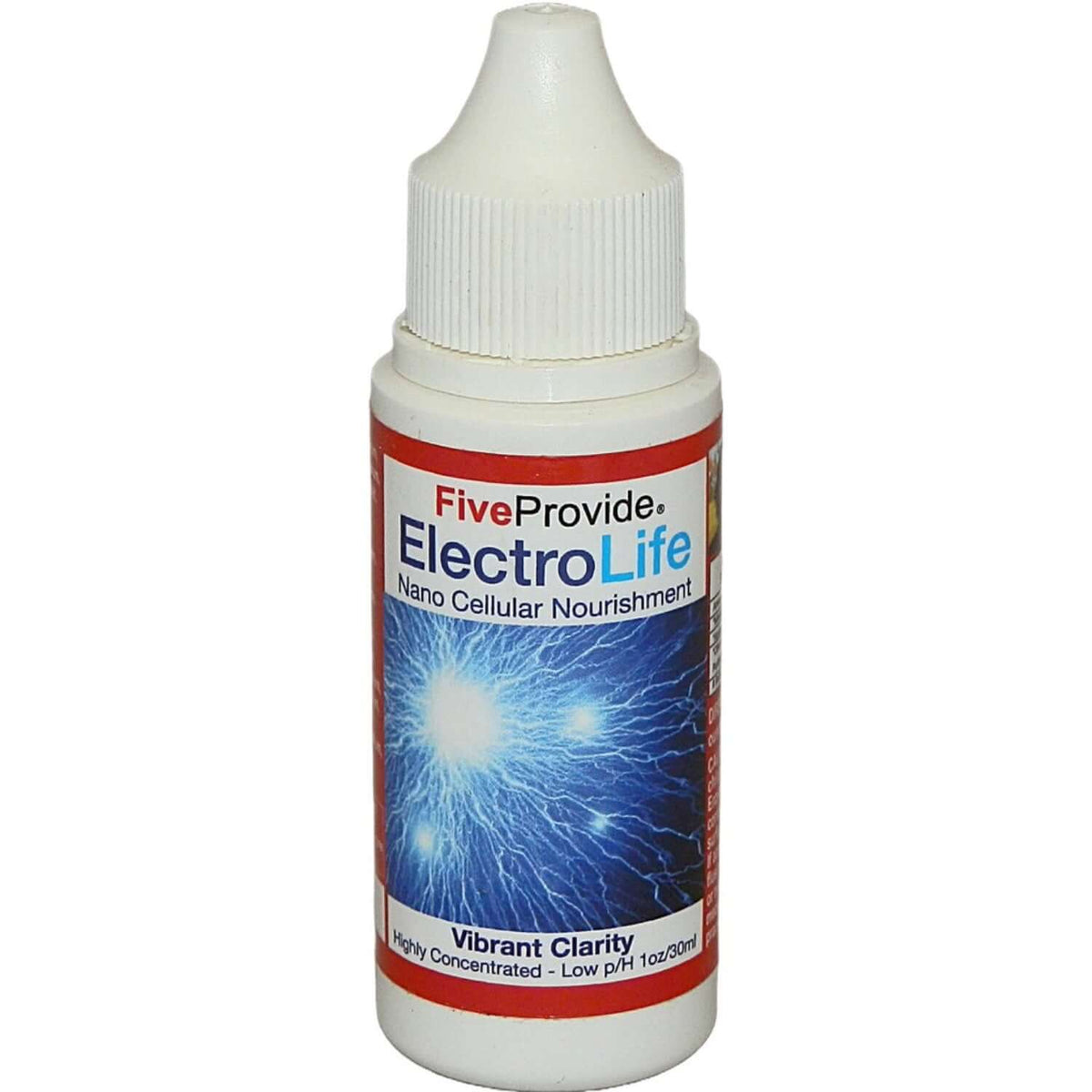 FiveProvide ElectroLife bottle offering natural detoxification and energy boost with dynamic minerals.