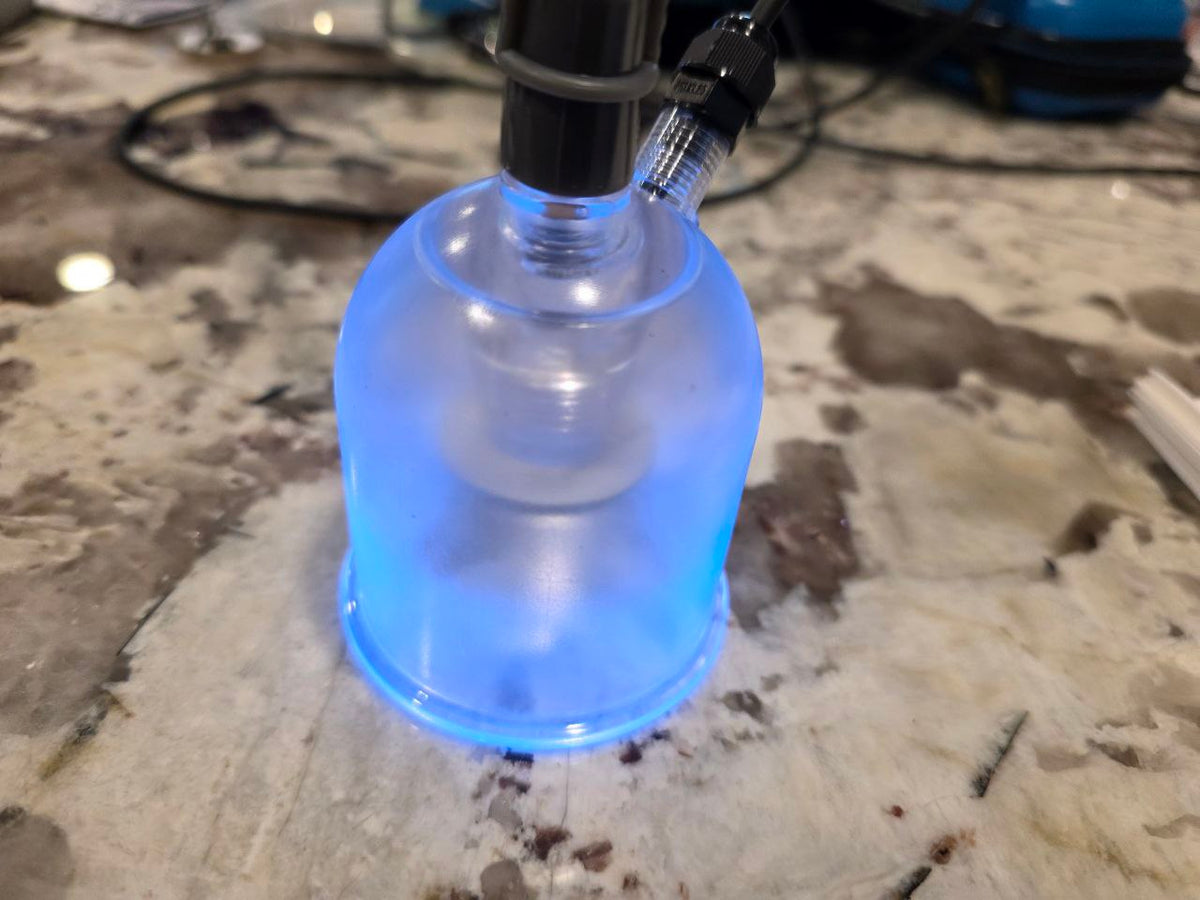UV Lymphatic Detox
device for lymphatic flow support, illustrating innovative design for detoxification.