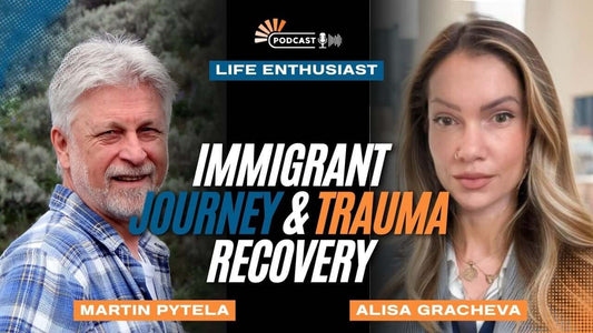 Returning the Nervous System to Wholeness,Podcast cover featuring Martin Pytele and Alisa Gracheva discussing Returning Your Nervous System To Wholeness.