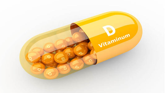 Vitamin D capsule promoting health and wellness, associated with cancer-preventing benefits.