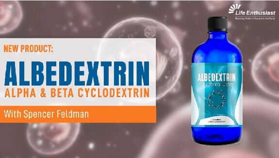New product ALBEDEXTRIN featuring alpha and beta cyclodextrin, promoted by Spencer Feldman.