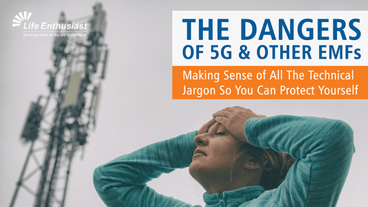 Image depicting the dangers of 5G and other EMFs, highlighting the impact of electromagnetic fields on health.