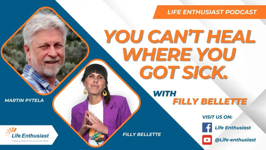 Podcast 518 Transformative Healing Functional Medicine featuring Martin Pytela and Filly Bellette discussing health.
