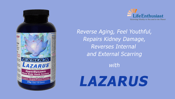 Podcast 356: Lazarus - Reverse Aging, Feel Youthful and Repair Damage