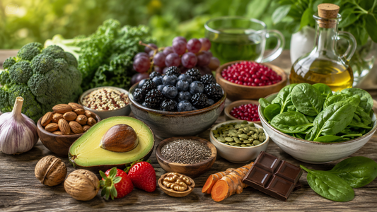 Superfoods for longevity and healthy aging.