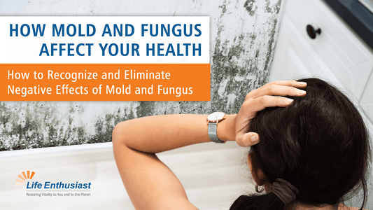 Person distressed by mold and fungus effects on health, emphasizing the need to eliminate mold and fungus.