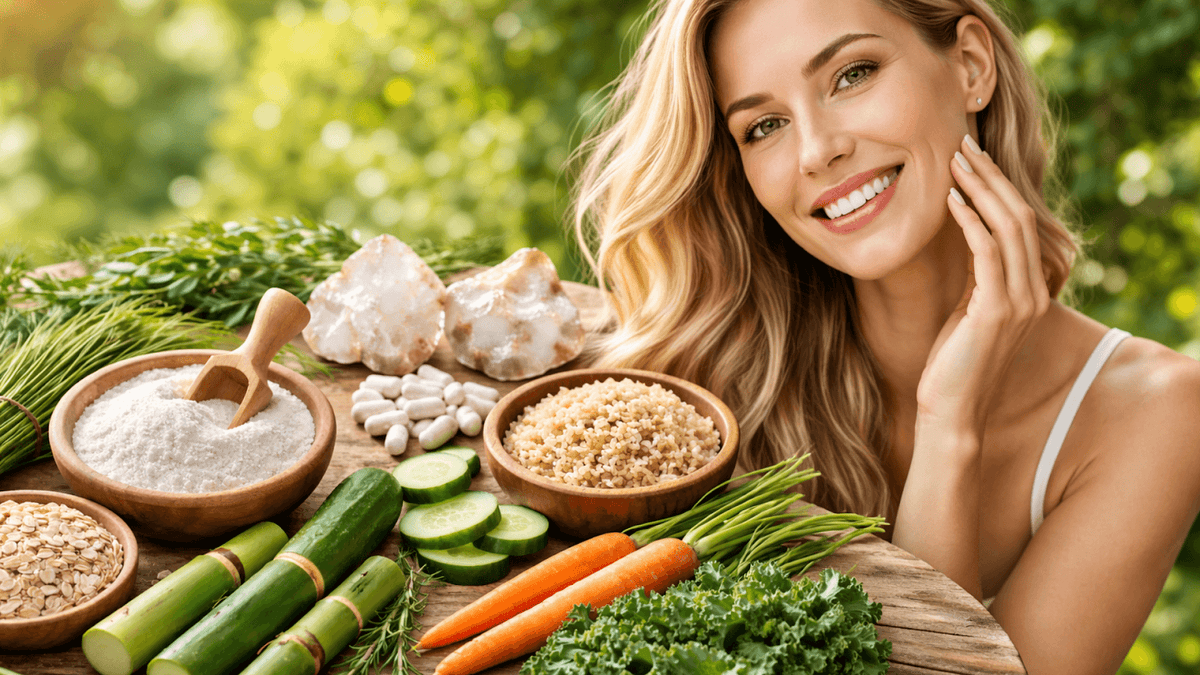Apple Fiber Content, Silica-rich foods support hair, skin, and bones.