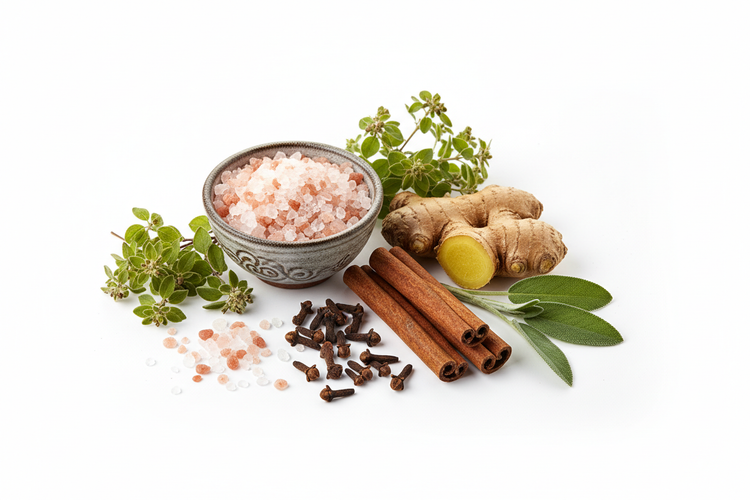 Food Seasonings Nutrient Dense Culinary Mineral Support jars.