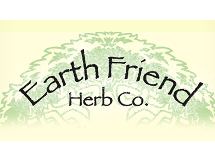 Logo of Earth Friend Herb Co, focusing on bioavailable liquid herbal extracts.