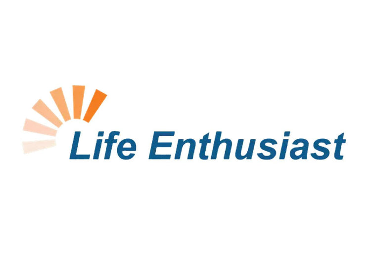 Logo for Life Enthusiast, a provider of Holistic Health Solutions and natural health supplements.