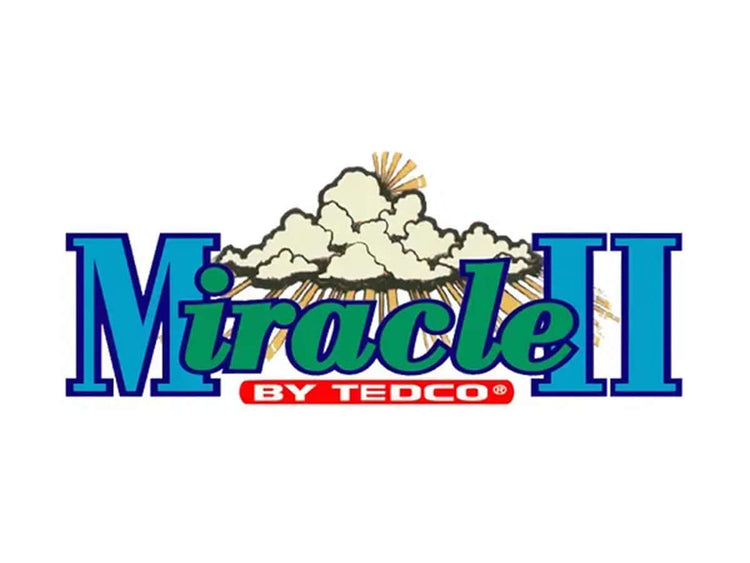 Miracle II logo by TEDCO, showcasing the brand's focus on biodegradable soap solutions.