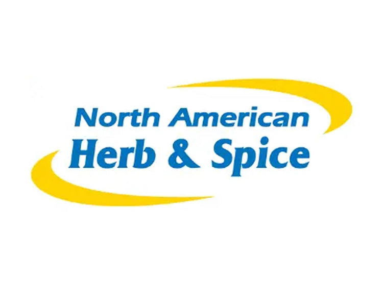Logo of North American Herb & Spice, showcasing commitment to raw whole food nourishment and health.