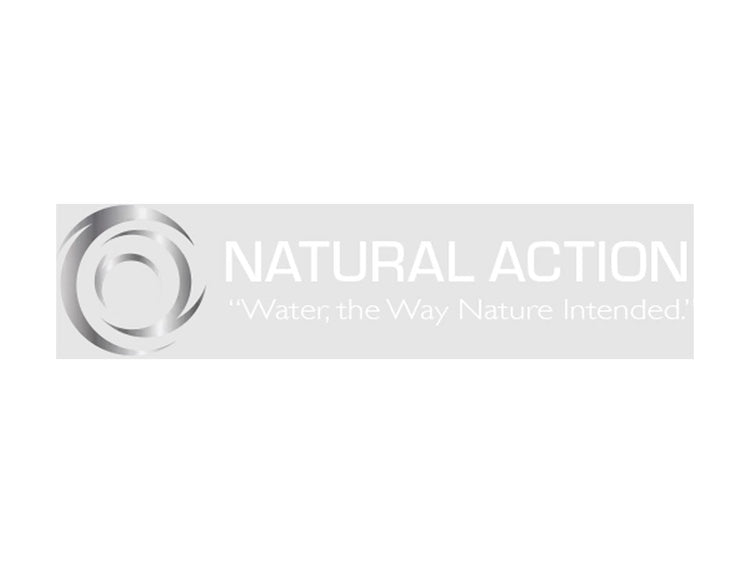 Natural Action logo promoting Vortex Water Revitalizers for energized hydration.
