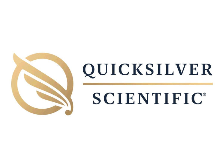 Quicksilver Scientific logo representing innovative liposomal supplements for enhanced nutrient absorption.