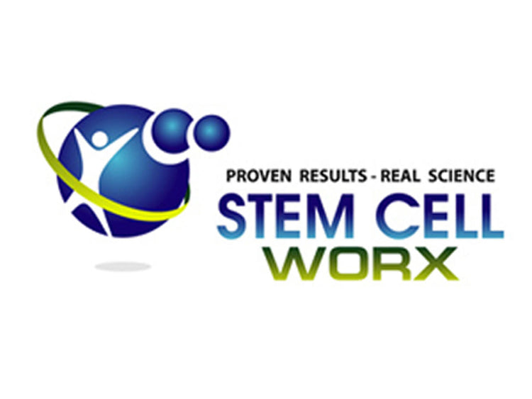 Stem Cell Worx logo showcasing cellular renewal support and vitality