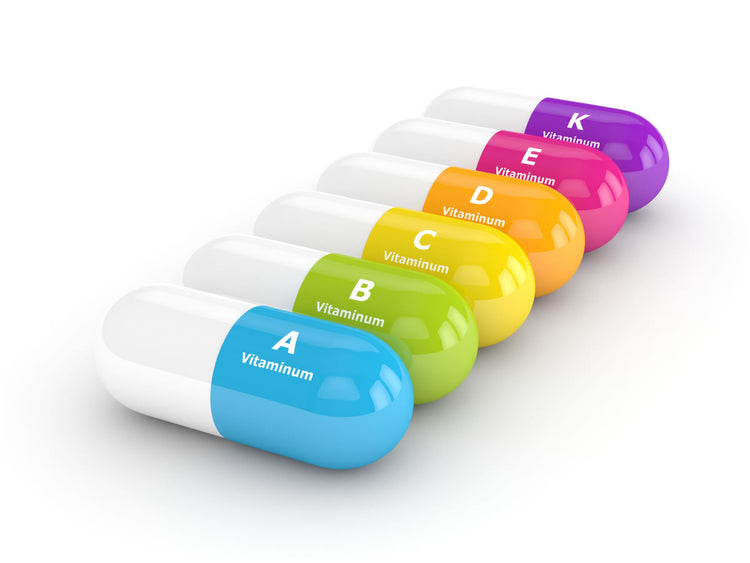 Vitamins Single Bioavailable Orthomolecular Nutrition supplements.