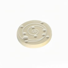 Ceramic magnetic disc EMF Protection Device designed to neutralize geopathic radiation and electromagnetic fields.