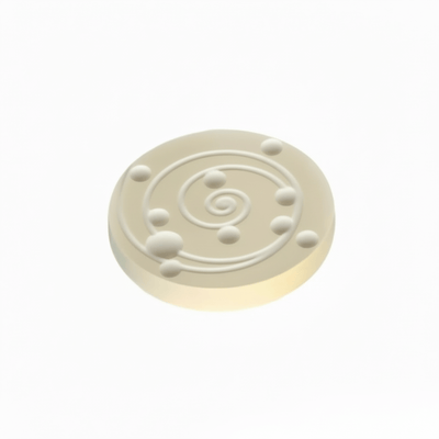 Ceramic magnetic disc EMF Protection Device designed to neutralize geopathic radiation and electromagnetic fields.
