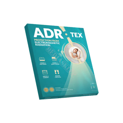 ADR Mats packaging showcasing Electric Field Shield for protection from electromagnetic radiation.