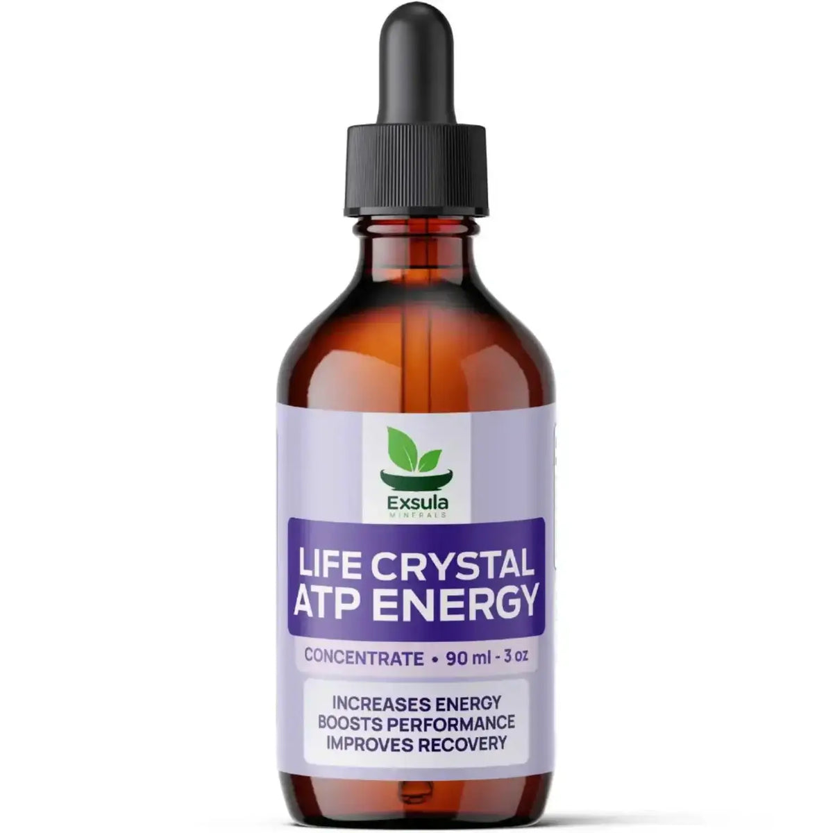 Life Crystal ATP Energy concentrate bottle, Natural ATP Synthesis Support Liquid for energy and performance.