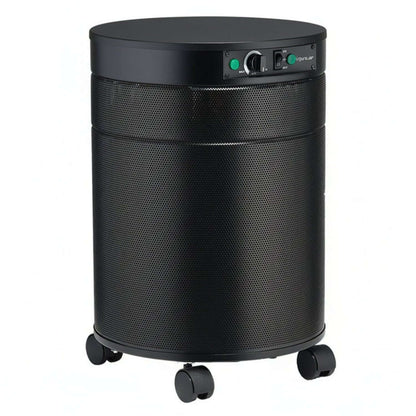 Airpura G600DLX air purifier designed for Chemical Sensitivity and Advanced VOC Gas Filtration, featuring a sleek black design.