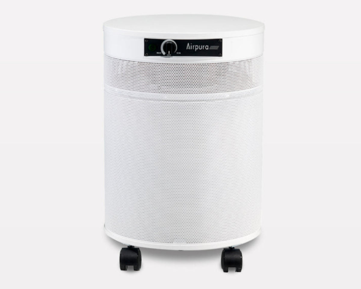 Airpura G600DLX air purifier designed for Chemical Sensitivity and Advanced VOC Gas Filtration, effectively removing airborne chemicals.