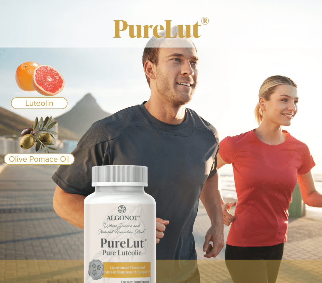 PureLut Natural Cognitive Support for Attention and Focus supplement with active ingredients and active lifestyle