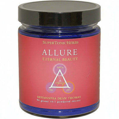 Allure - TCM Herbs for Youthful Skin, SuperTonicHerbs, 90 grams 10:1 powdered extract for anti-aging beauty.