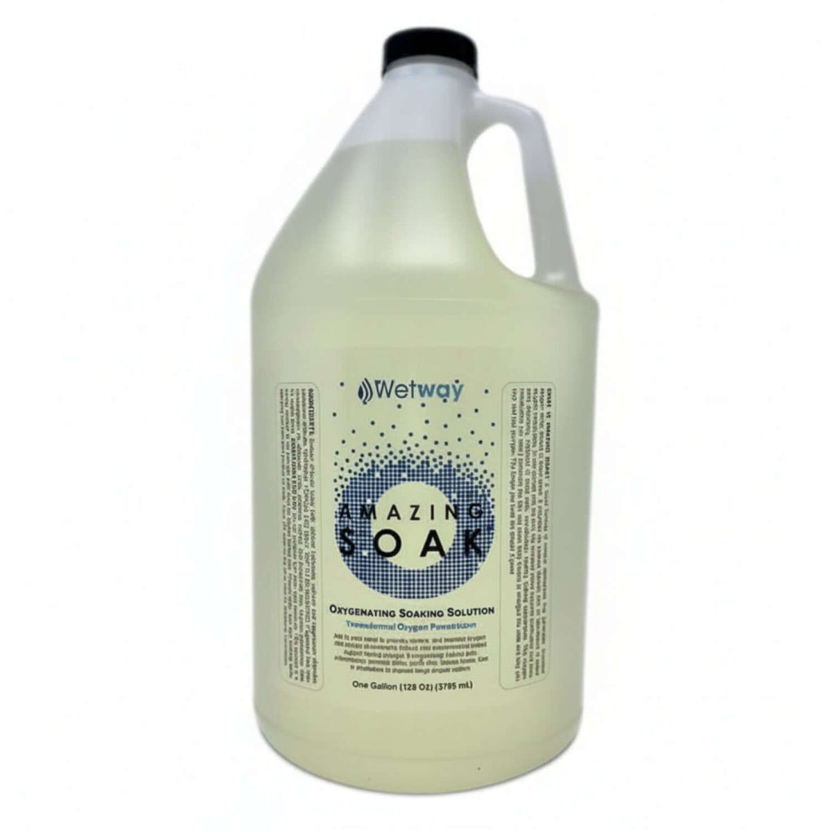 Oxygenating Mineral Hydrotherapy Amazing Soak product in a gallon container for rejuvenating skin and tissues.