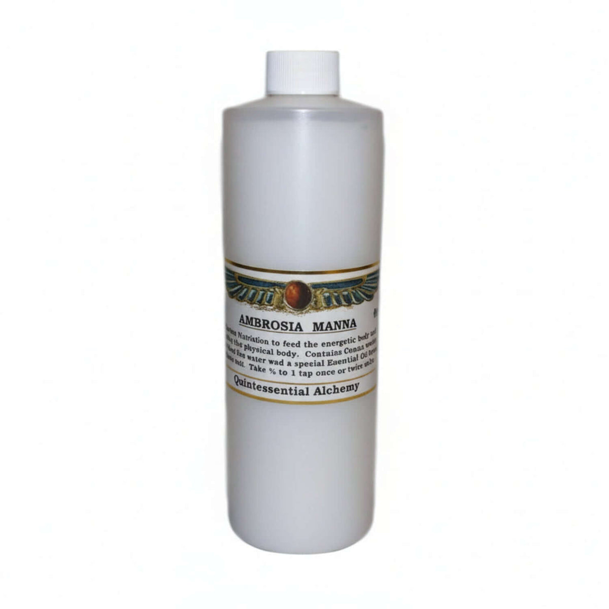 Ambrosia Essential Oil Manna bottle, supports the ORMUS experience with a vibratory signature.