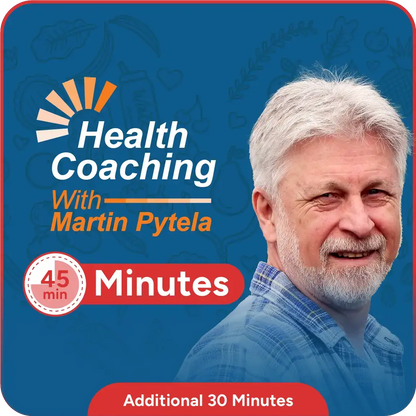 Health Coaching with Martin Pytela, First 15 Minutes Free offer, 45 minutes consultation image.
