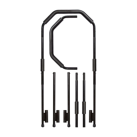 Snap-together Steel Bar to Provide Extra Balance for Cellerciser, including all assembled parts and components.