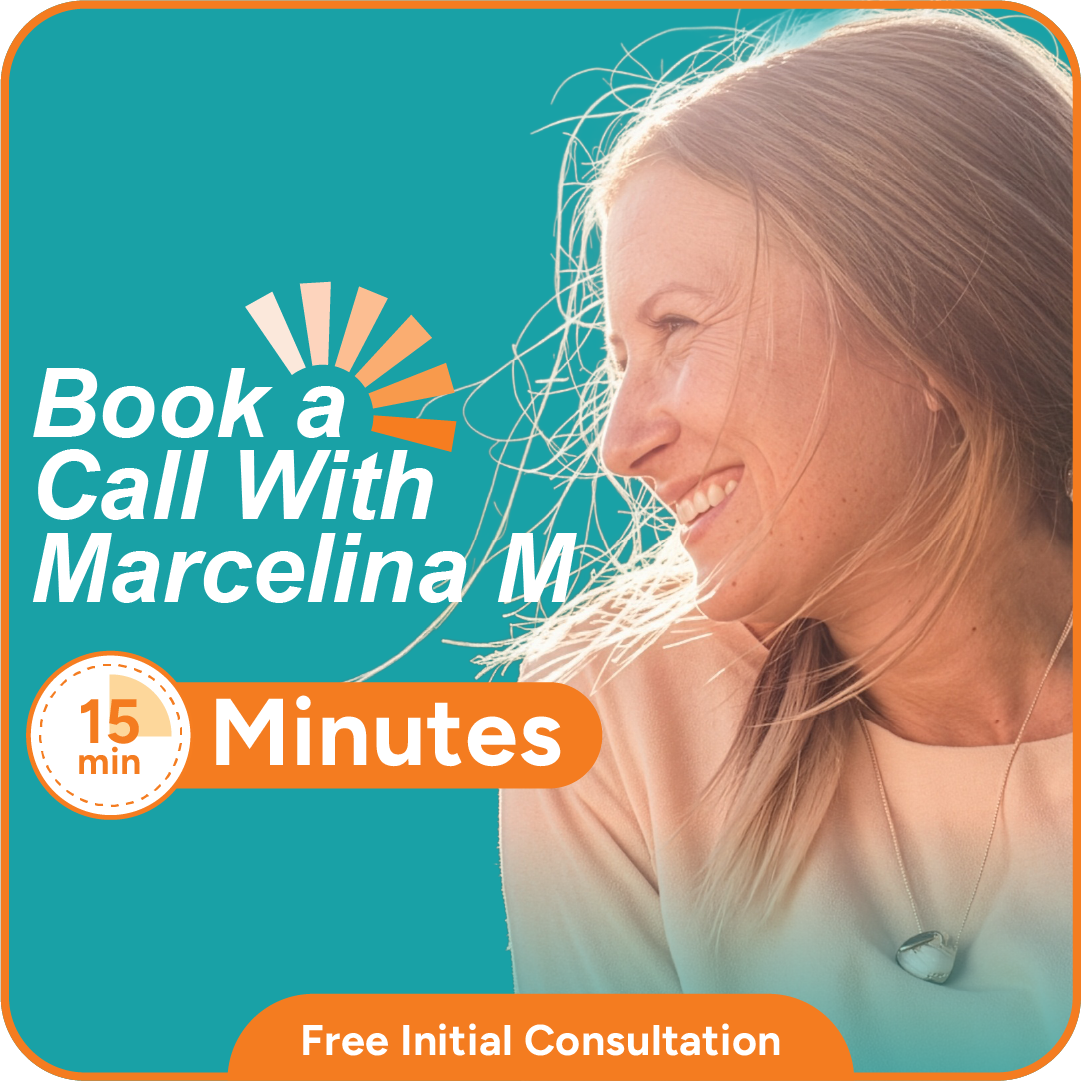 Book a Call With Marcelina Maciejewski, 15 minutes free initial consultation with holistic nutritionist.