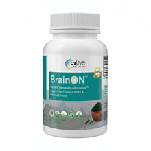 BrainON - Organic AFA Extract bottle for cognitive focus and mood support, promoting mental clarity and concentration.