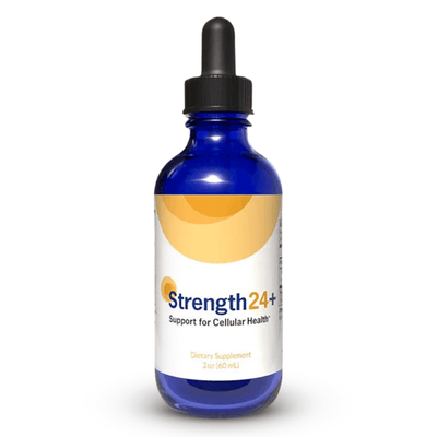Strength24+ Bladder Control Supplement bottle for enhanced cellular health support