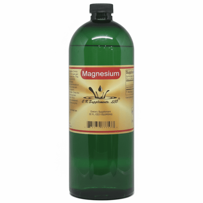 Magnesium - Ionic Liquid Mineral supplement in a green bottle for muscle relief and restful sleep.