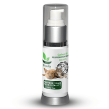 Exsula Carbon 60 for Pets bottle, a Free Radical Scavenging Supplement for pet vitality and rejuvenation.