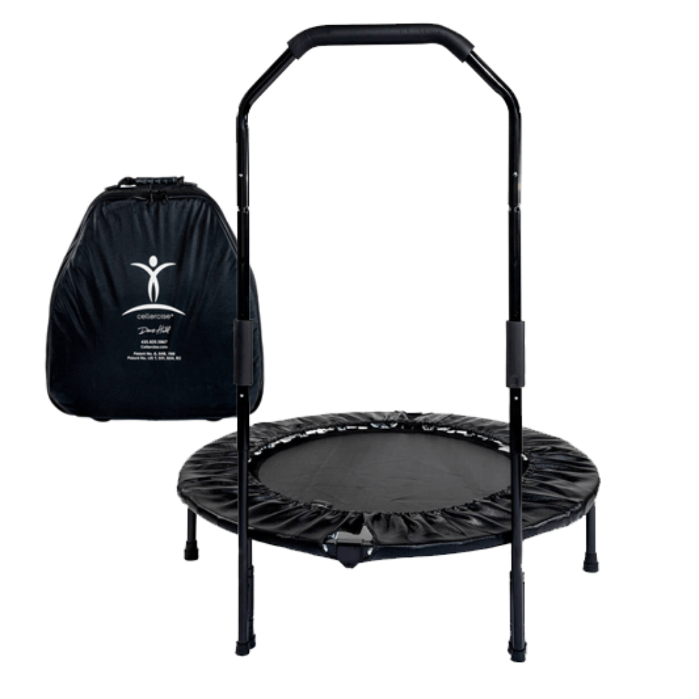 Triple-Tiered Cellular Rebounding and Lymphatic Support equipment.