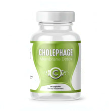 Cholephage dietary supplement bottle for Increase Heart and Circulatory Health with 60 capsules.