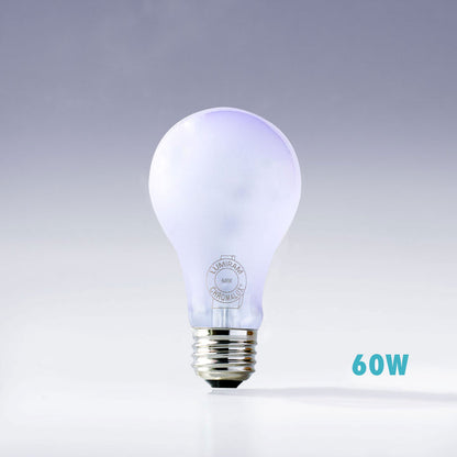 Chromalux Full Spectrum Frosted Bulbs - 60W frosted light bulb for soothing and inspiring illumination.