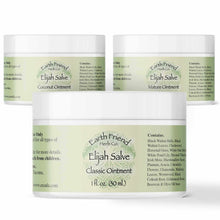Elijah Salve jars showcasing bioavailable topical skin nourishment from Earth Friend Herb Co.