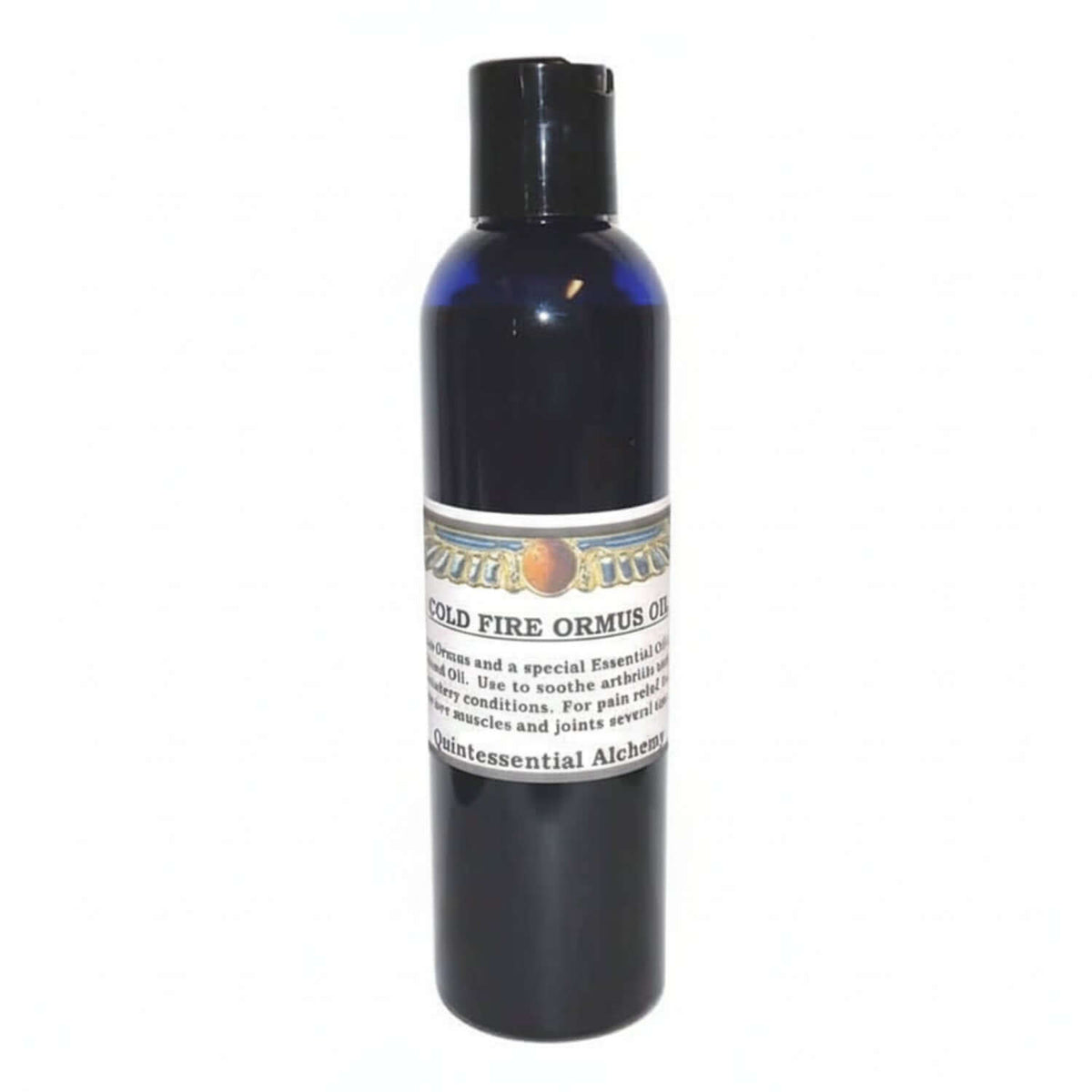 Cold Fire ORMUS Oil - Calm and Soothing for Your Spirit in a dark bottle for anti-inflammatory benefits