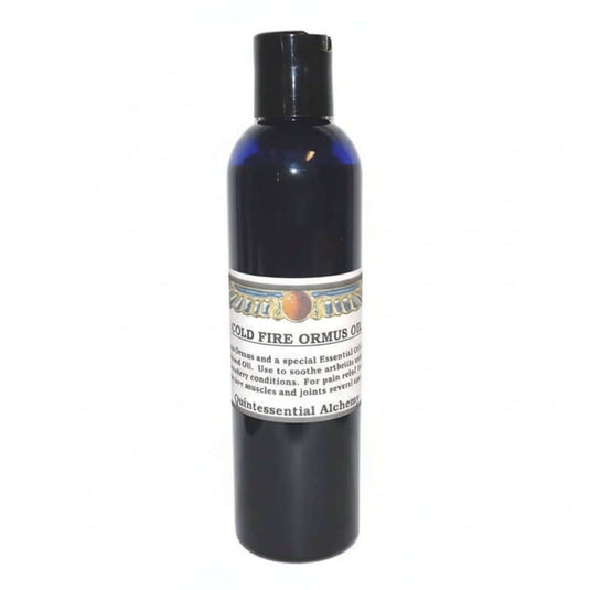 Cold Fire ORMUS Oil - Calm and Soothing for Your Spirit in a dark bottle for anti-inflammatory benefits