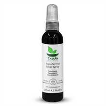 TransDermal Silver Spray by Exsula Minerals for Professional Grade Immune Defense, 125ml bottle.