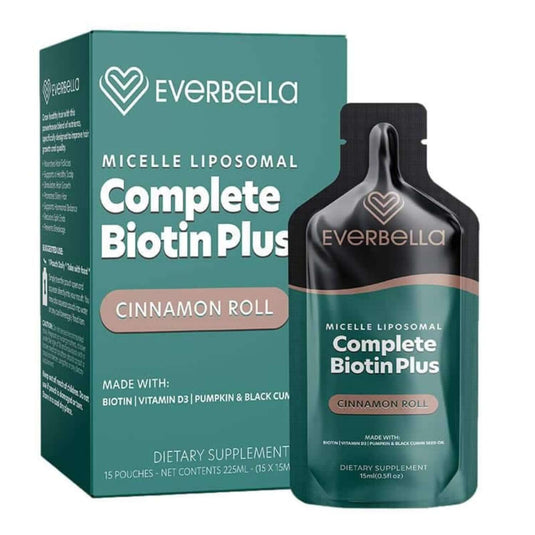Complete Biotin Plus product image, powerhouse nutrients for healthier hair, helps grow healthier hair.
