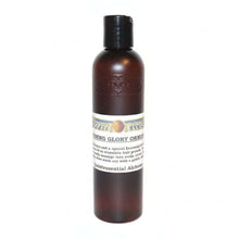 Brown bottle of Crowning Glory ORMUS with white label on a white background