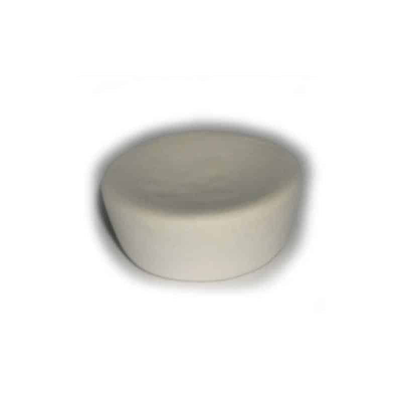 Crystal Cupcake displayed on a white background, showcasing its smooth surface and round shape.