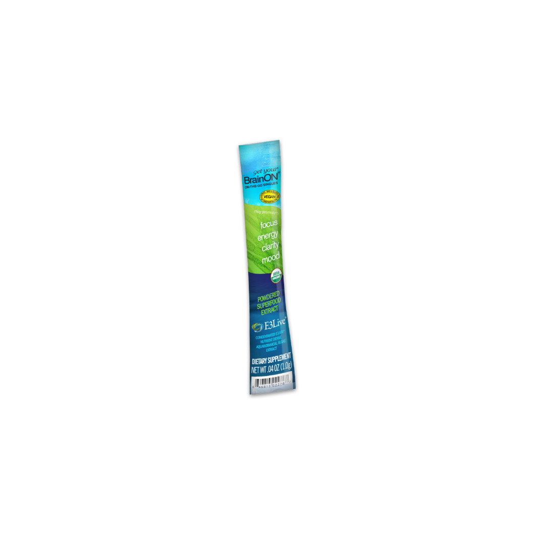 BrainON - Organic AFA Extract for cognitive focus, mood support and peak mental performance.