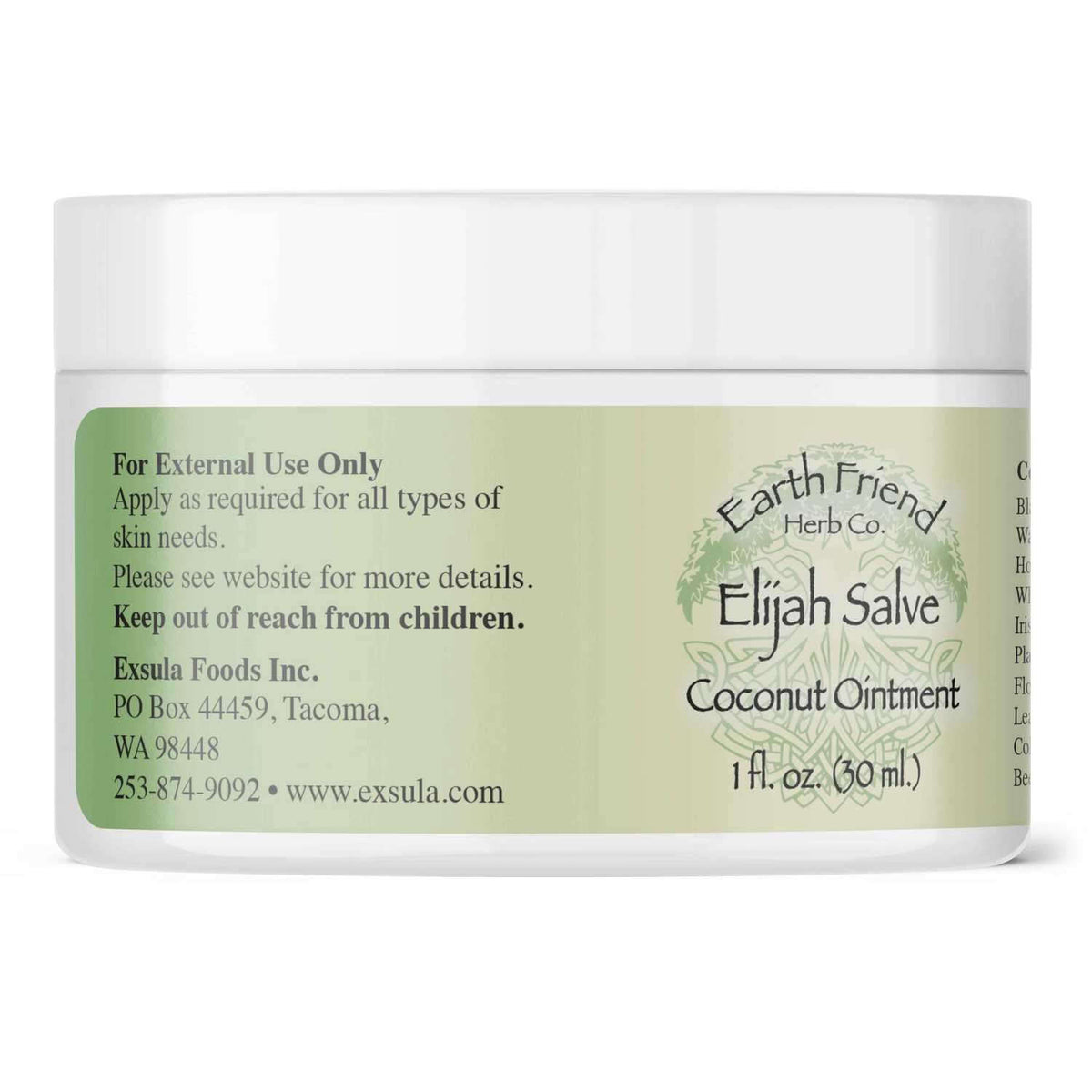 Elijah Salve - Bioavailable Topical Skin Nourishment in a jar, designed for all skin types.