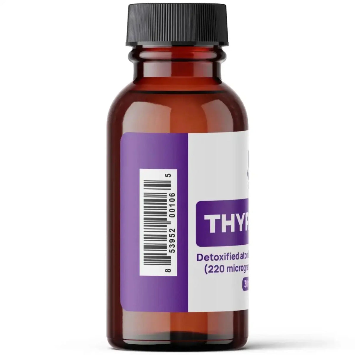 Thyrodine nascent iodine supplement bottle for thyroid support and energy boost.
